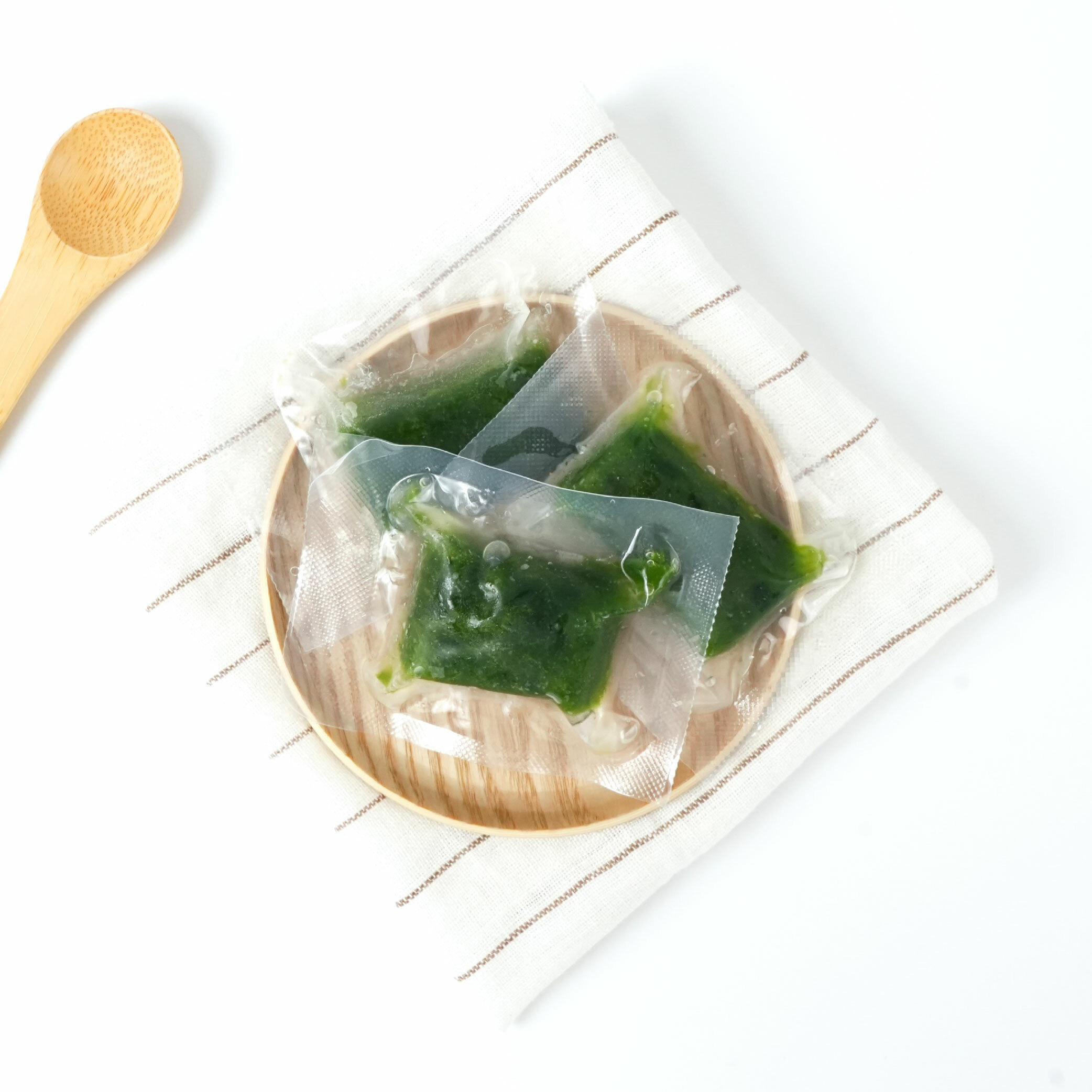 寶寶一口系列｜寶寶海菜｜單包入(約6-10塊)｜適合1歲以上｜冷凍