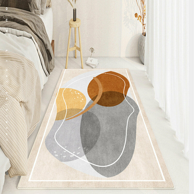 New bedroom bedside carpet (120x160CM (upgraded thickened fabric on the front)) (ZM370)