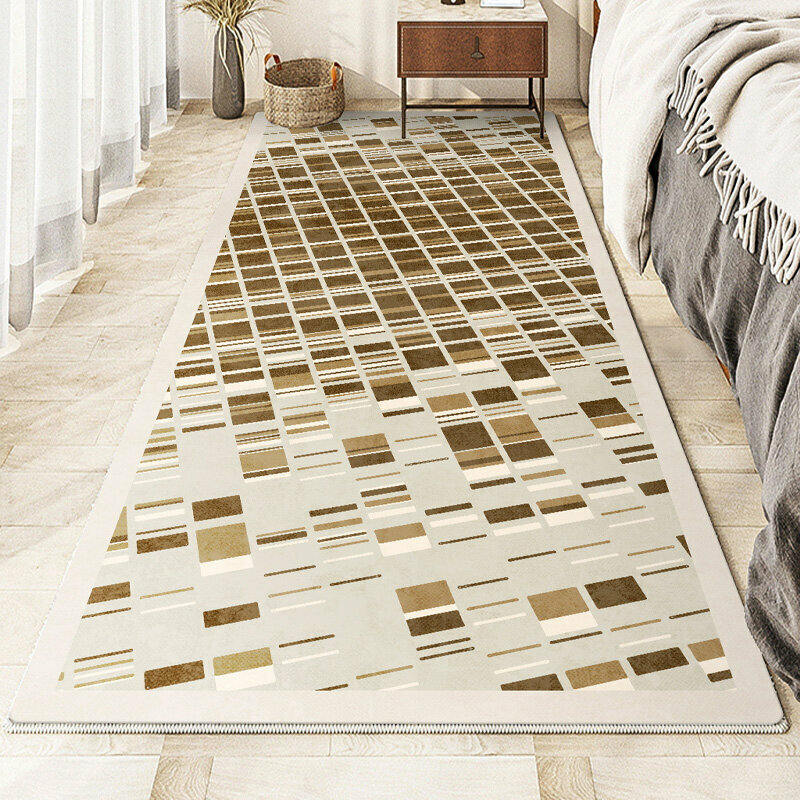 Popular bedroom bedside carpet (140x200CM (upgraded thickened fabric on the front, formaldehyde-free)) (HH945)