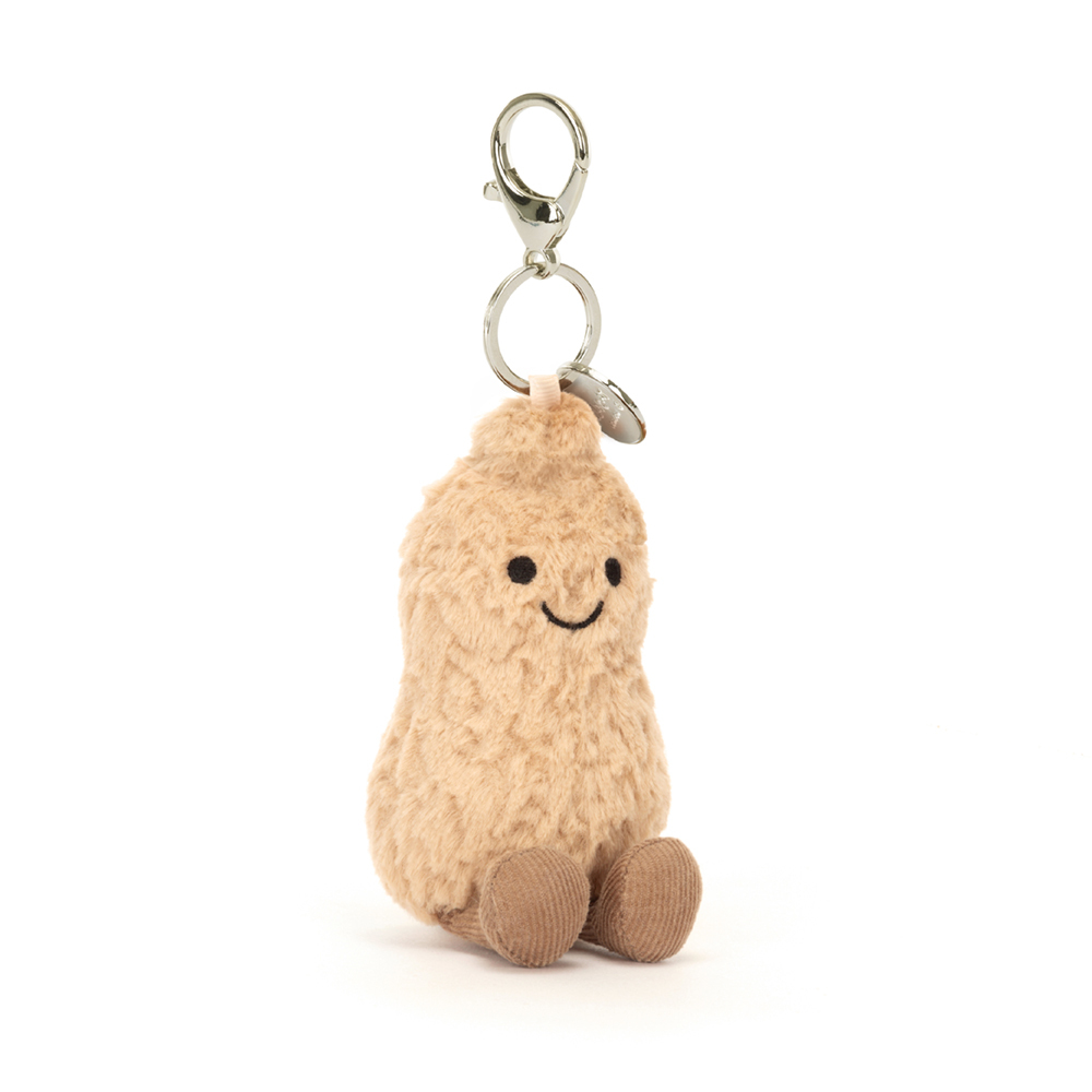 Jellycat Amuseables Peanut Bag Charm 趣味花生 吊飾/鑰匙圈