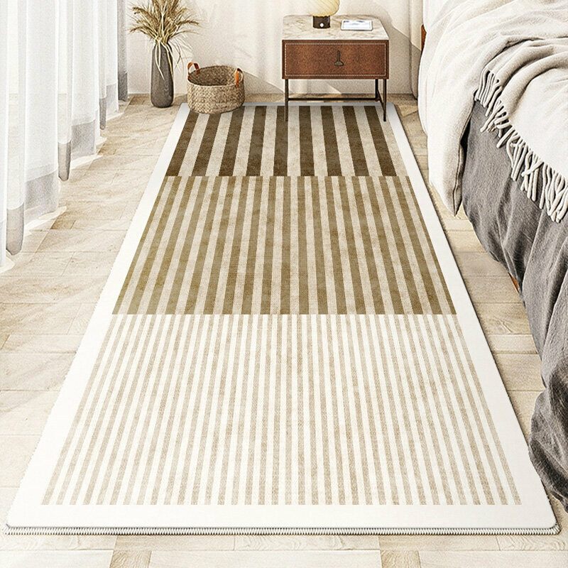 Popular bedroom bedside carpet (80x120CM (upgraded thickened fabric on the front, formaldehyde-free)) (HH948)