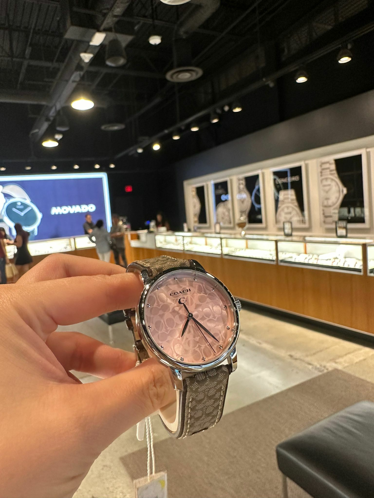 【預購】Coach F090201 粉色手錶套裝