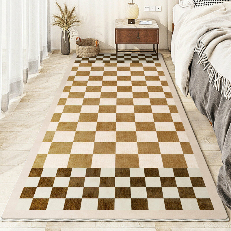Popular bedroom bedside carpet (120x160CM (upgraded thickened fabric on the front, formaldehyde-free)) (HH951)