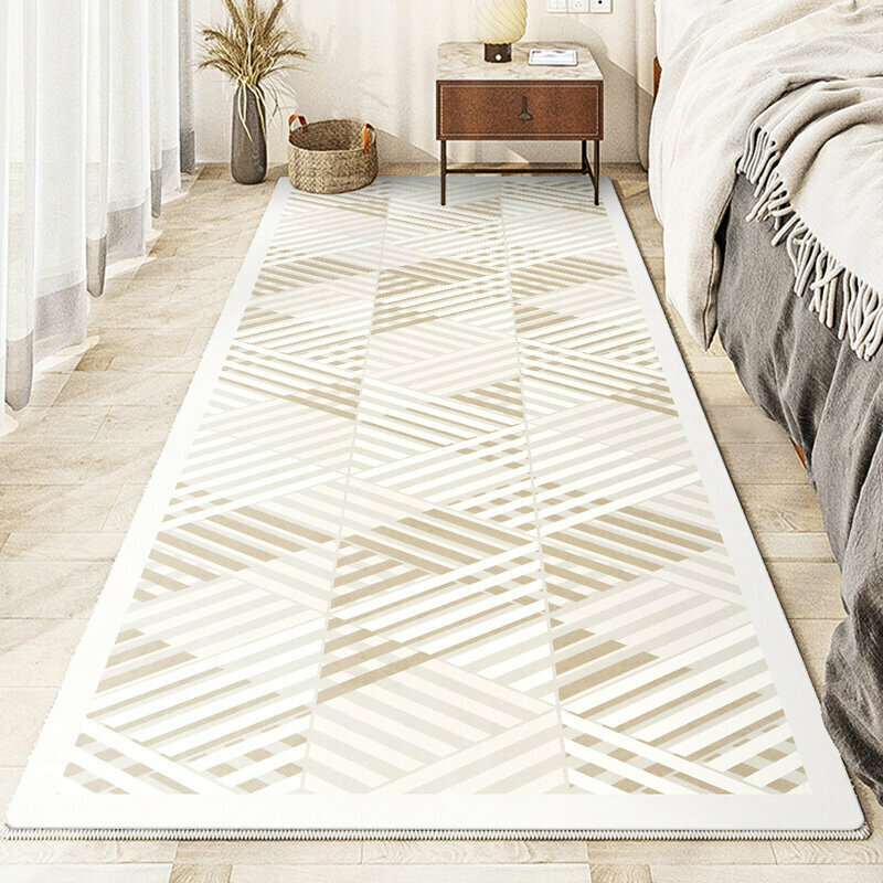 Popular bedroom bedside carpet (120x160CM (upgraded thickened fabric on the front, formaldehyde-free)) (HH952)