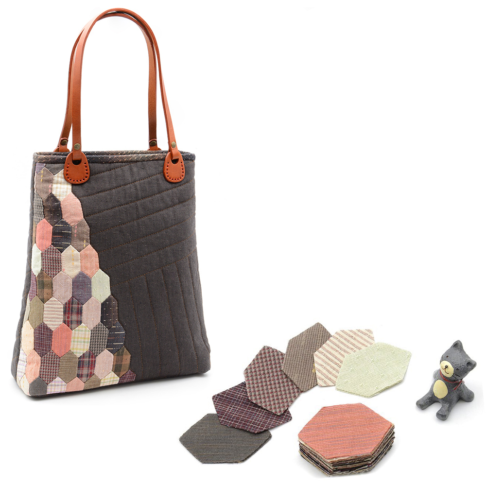 細長六角先染布片(100片)