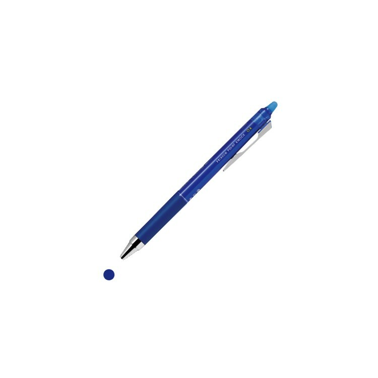 PILOT 極細按鍵魔擦筆 0.4 藍 LFPK-25S4-BL-04mm