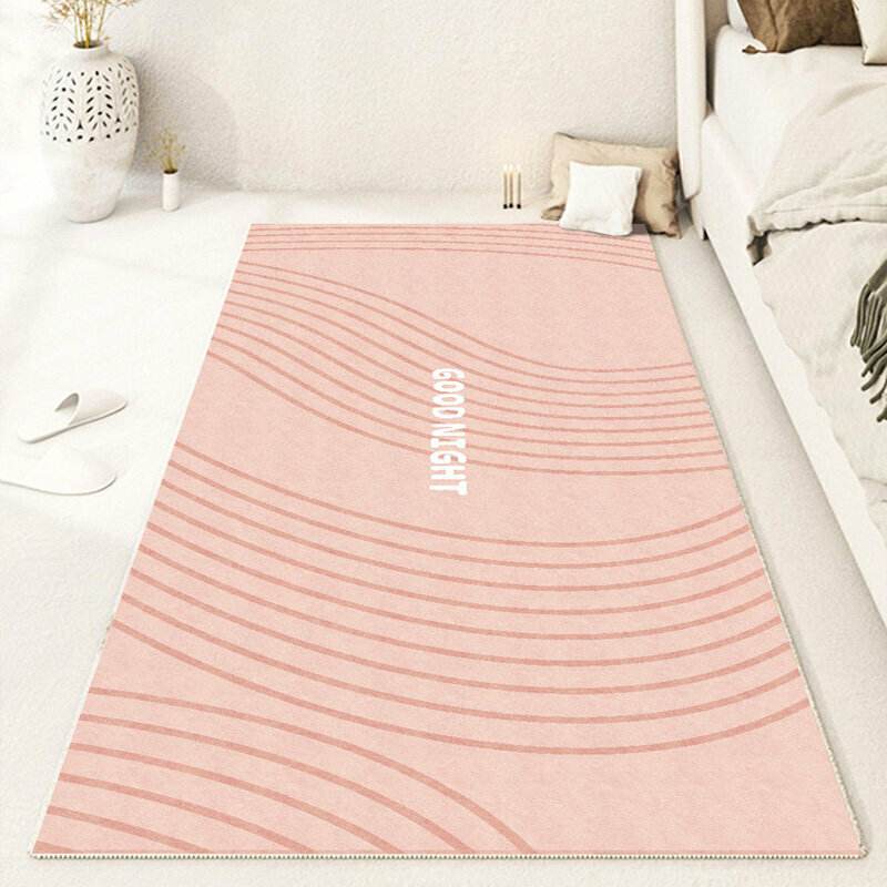 新款臥室床邊地毯(80x120CM（正面升級加厚面料）)(ZM403)