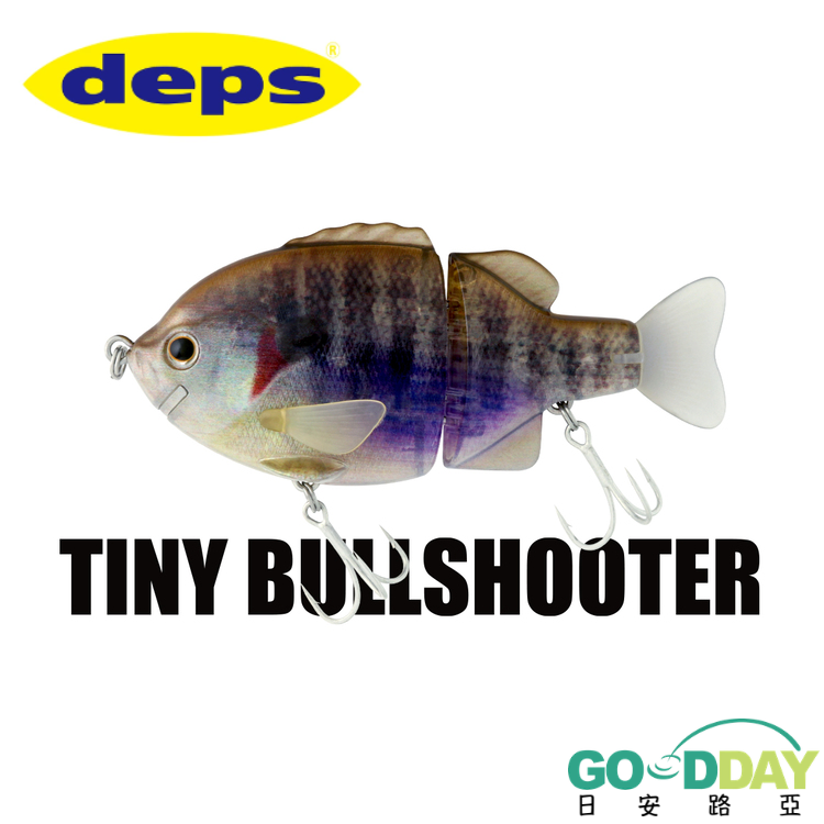 Deps Tiny Bullshooter 100 #1 True Color Bluegill - Esca Affondante Lenta - Giappone