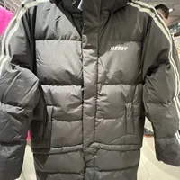 [S] NERDY NY DETACHABLE HEM LONG DOWN JACKET,BLACK, PNEW23DJ100104 (SN462)