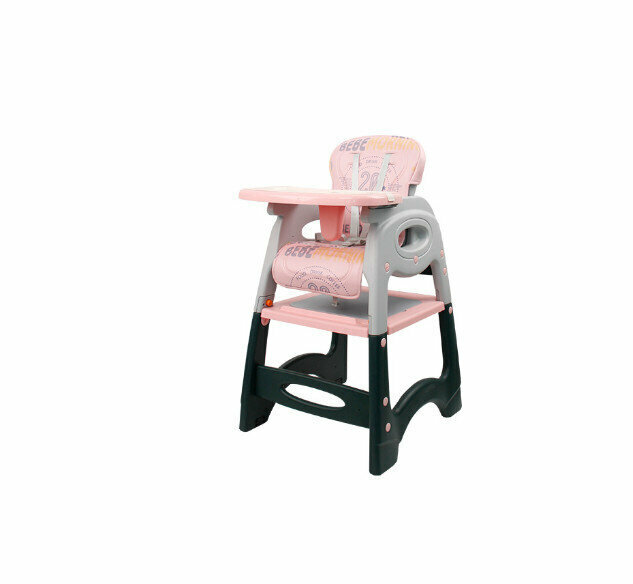 Hot Selling Adjustable and Detachable Combination Baby Dining Chair (Color: Pink)