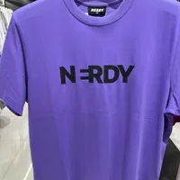 [S] NERDY BLENK BIG LOGO S/S T-SHIRT 24SS,PURPLE, PNEU24ST031703 (SN463)