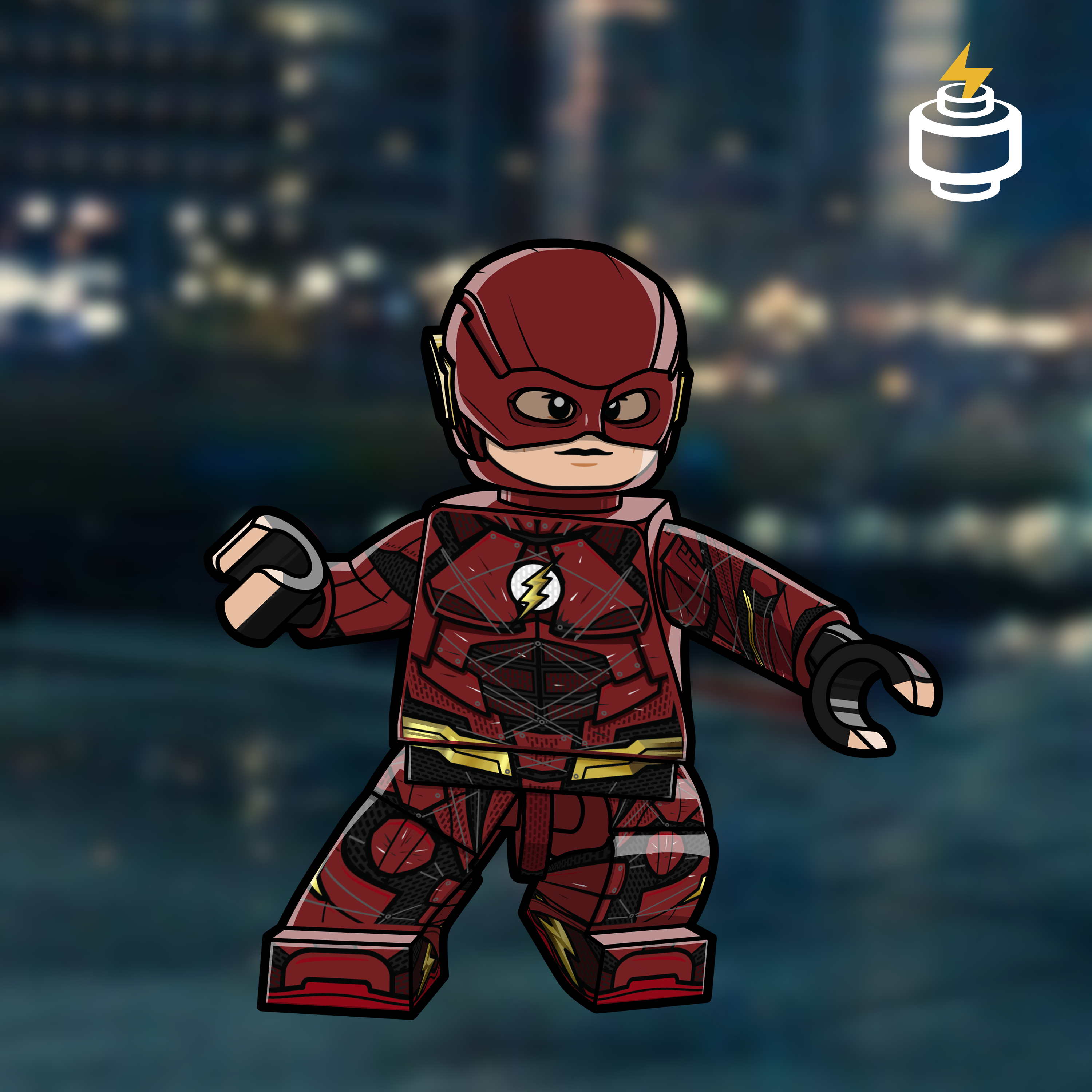 [Jaka Brick][In Stock] JL The Flash [PADprinted]