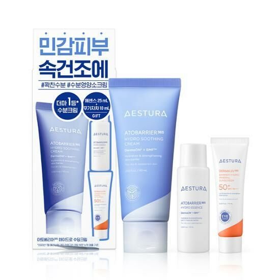 AESTURA Atobarrier 365 Hydro Soothing Cream 60ml (+Essence 25ml +Sun Cream 10ml)