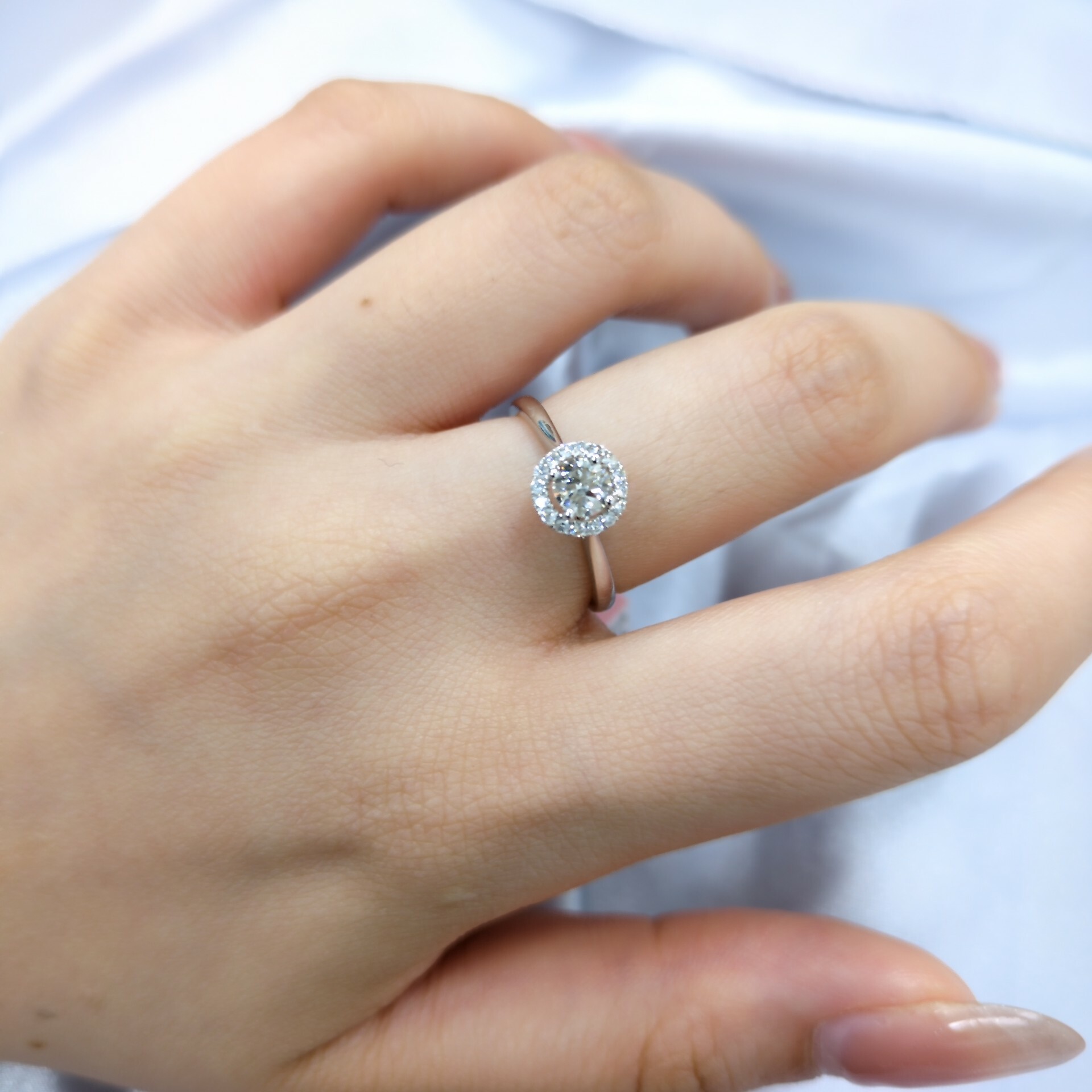 18K White Gold 0.40ct Diamond Ring