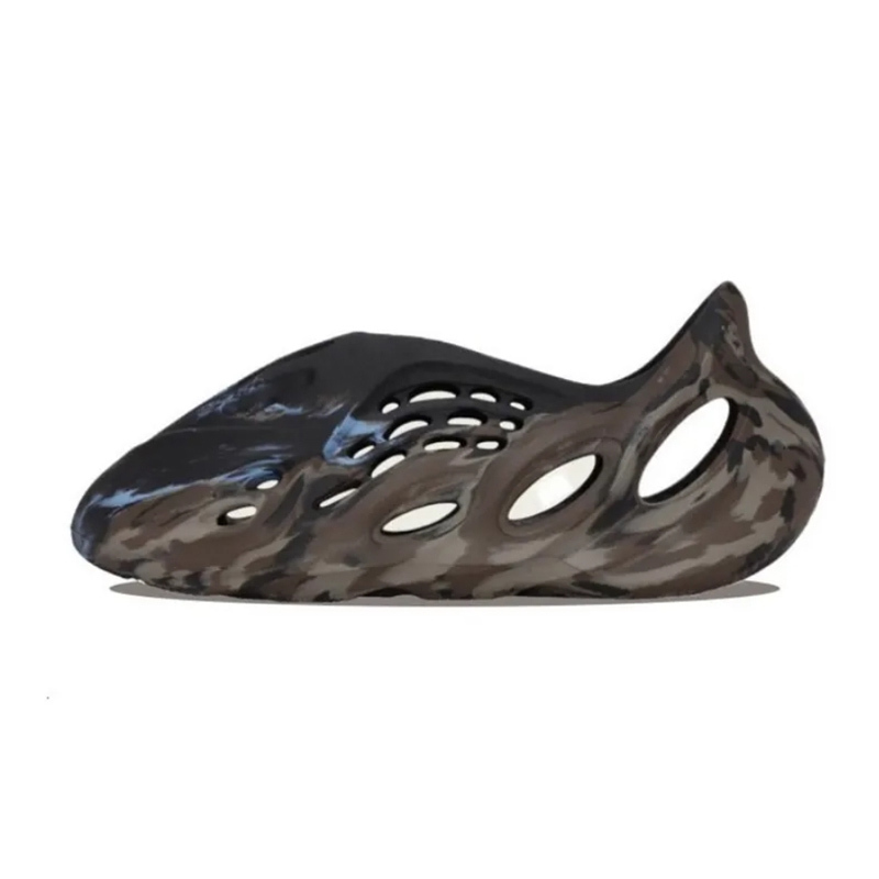 <連線代購商品>ADIDAS YEEZY FOAM RUNNER MX Cinder 黑灰炫彩 雨鞋 洞洞水鞋 沙灘鞋【ID4126】YZY