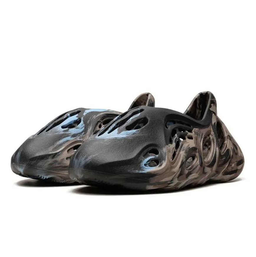 <連線代購商品>ADIDAS YEEZY FOAM RUNNER MX Cinder 黑灰炫彩 雨鞋 洞洞水鞋 沙灘鞋【ID4126】YZY