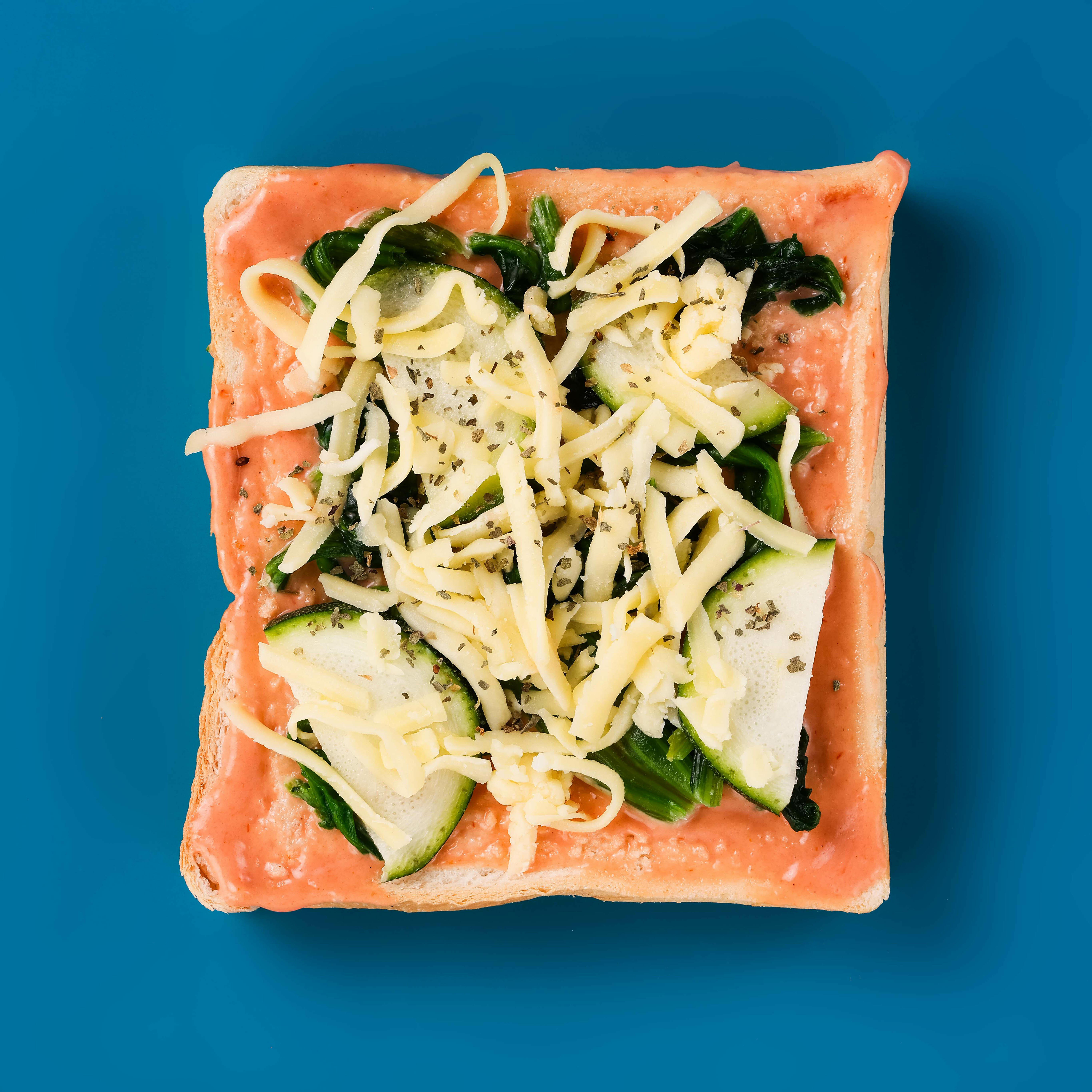 ▌義國鄉村 ▌義式菠菜櫛瓜天然奶油軟心鮮奶厚片