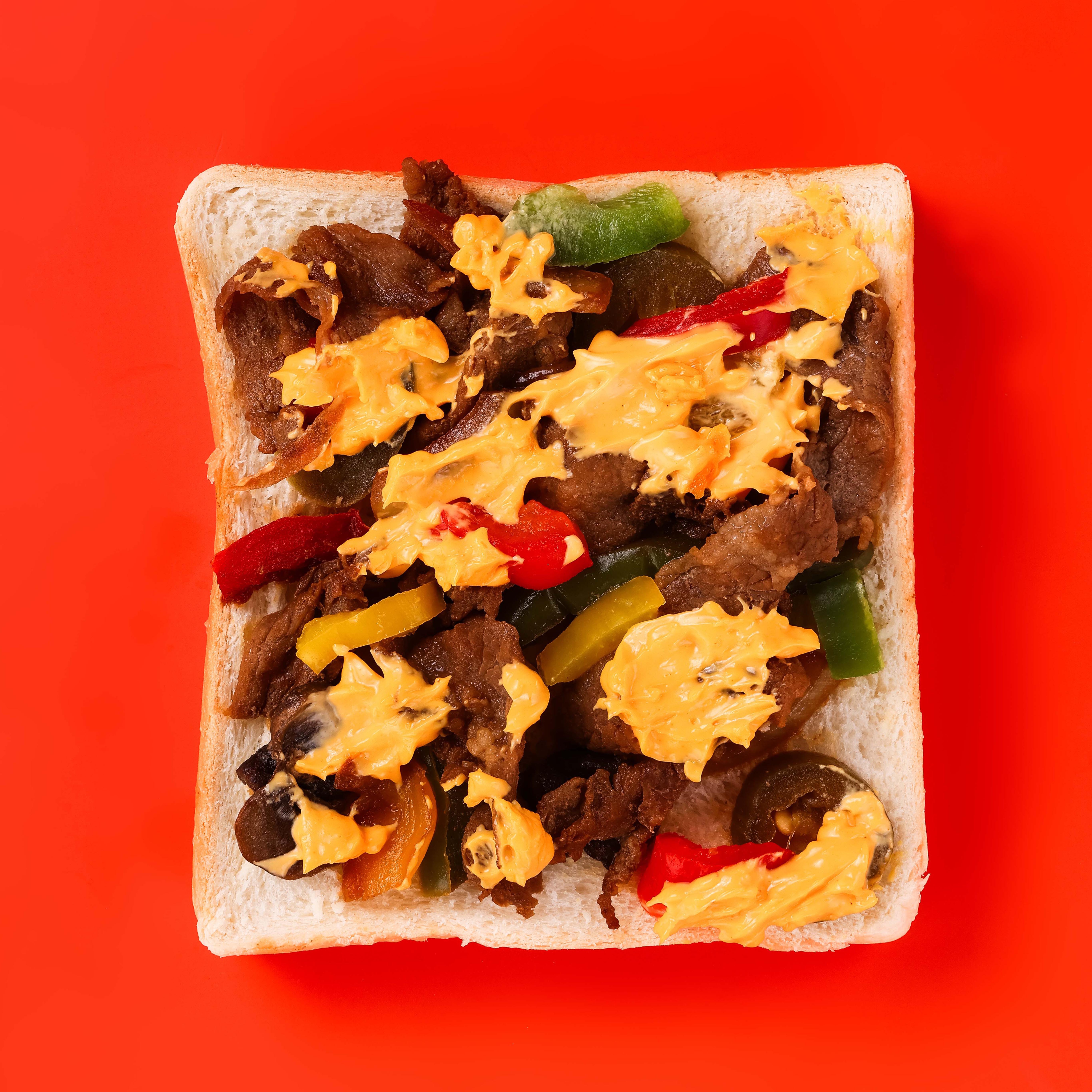 ▌ 美國餐車  ▌費城牛肉起司天然奶油軟心鮮奶厚片