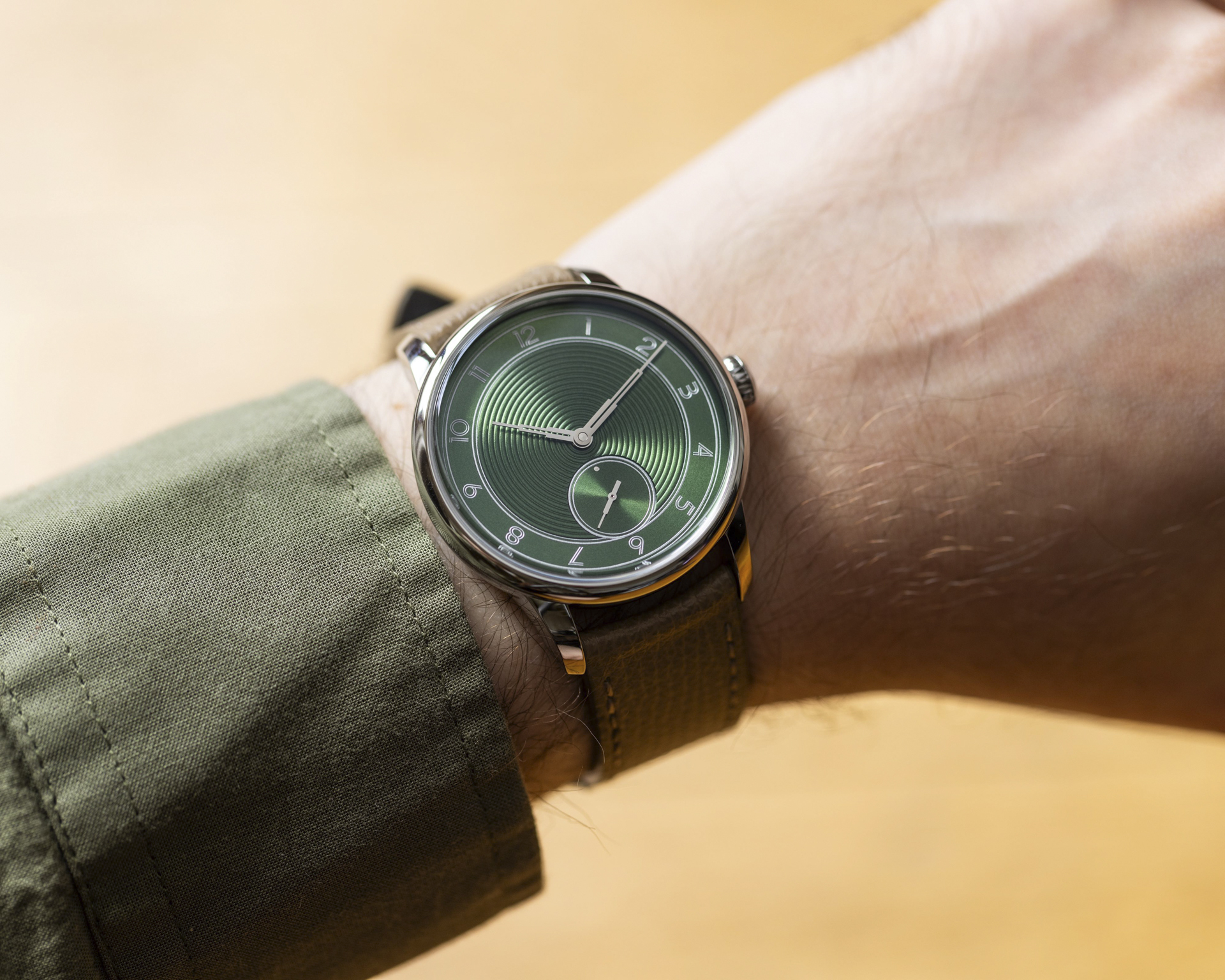 聯名款 Collaboration｜Louis Erard x The Horophile La Petite Seconde Metropolis Green