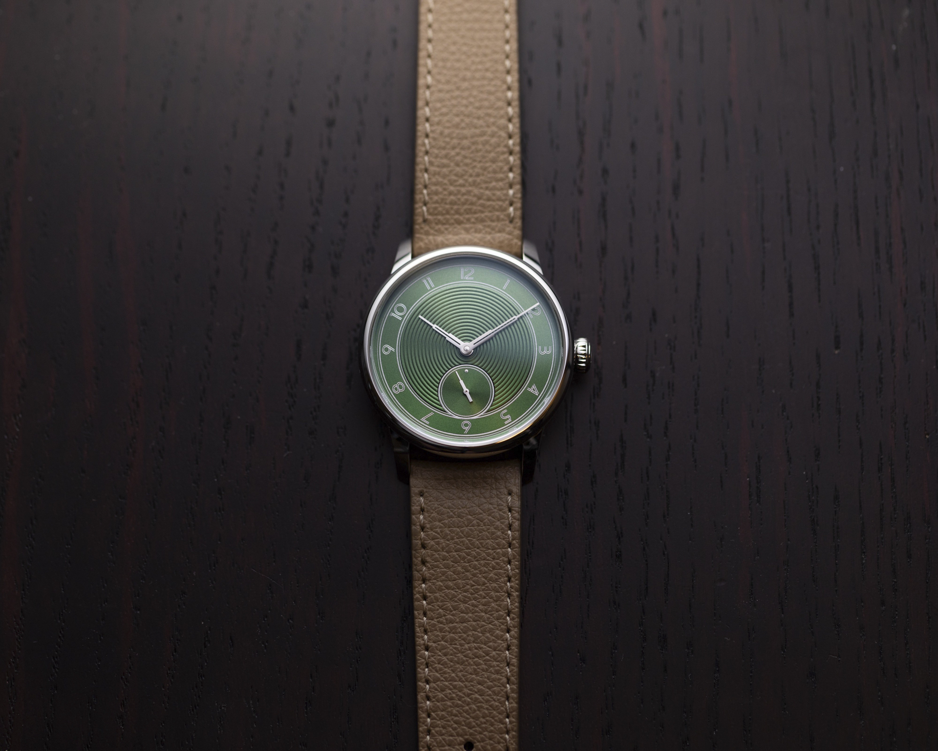 聯名款 Collaboration｜Louis Erard x The Horophile La Petite Seconde Metropolis Green