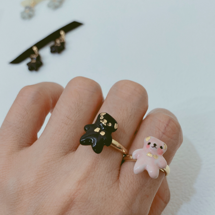 法國 Natacha Plano 手工彩繪GummyBear 戒指