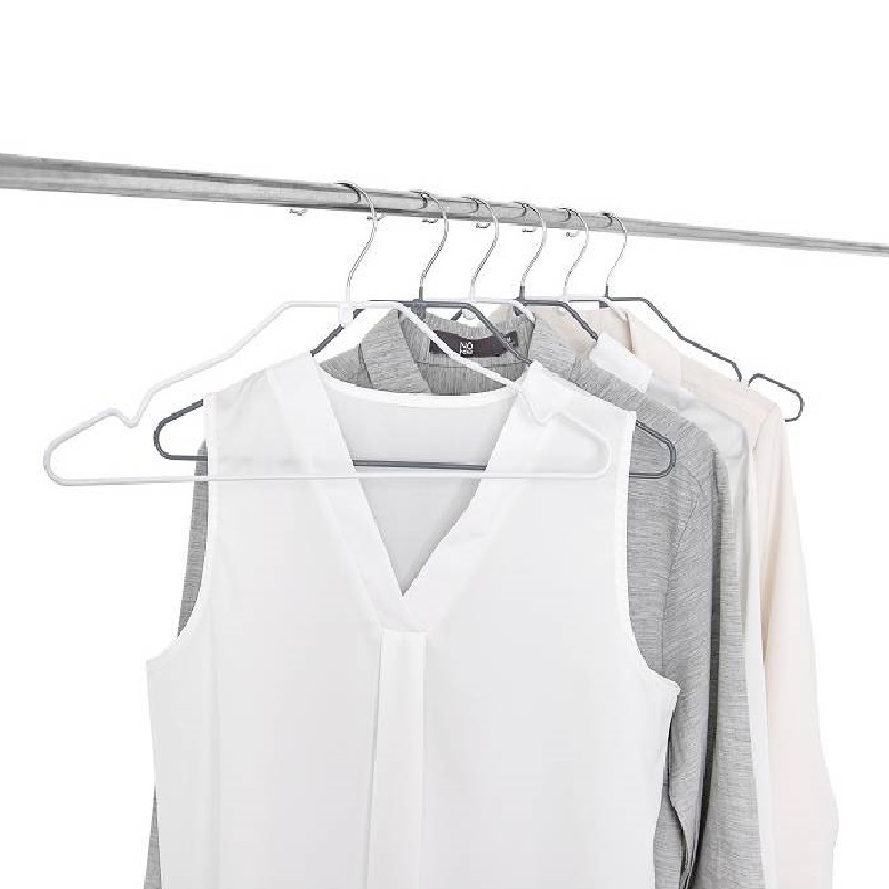 防滑凹槽衣架/40cm 3入