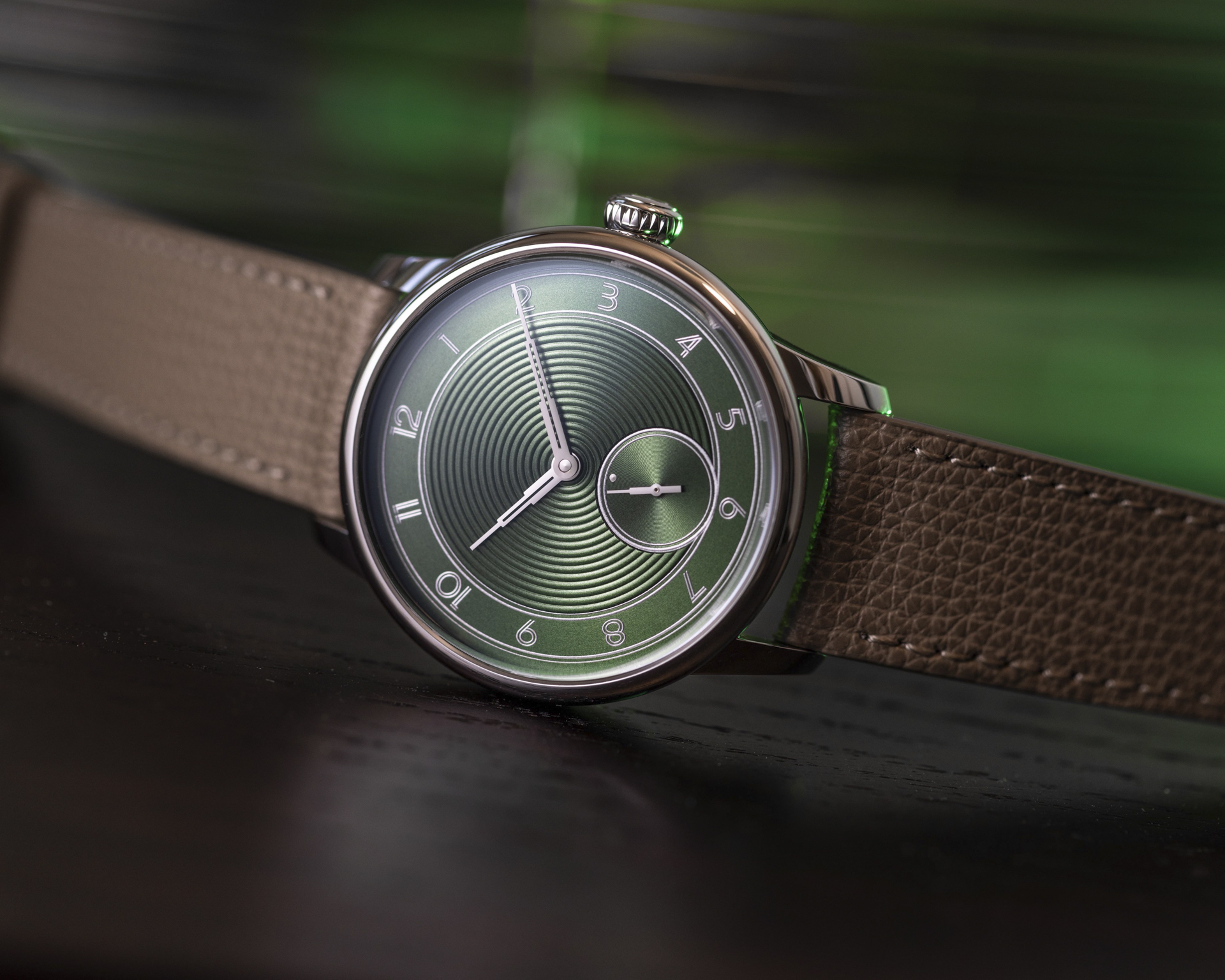 聯名款 Collaboration｜Louis Erard x The Horophile La Petite Seconde Metropolis Green