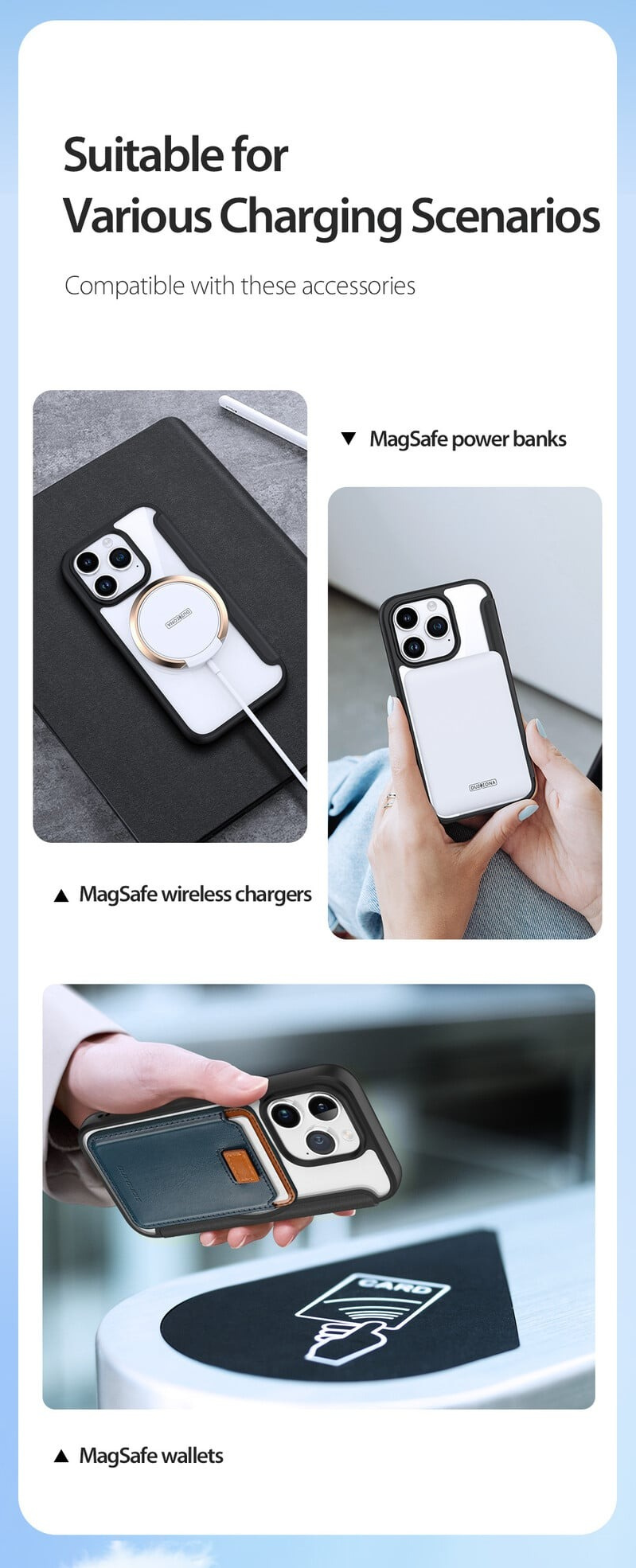 Duxducis iPhone 15系列三合一手機套