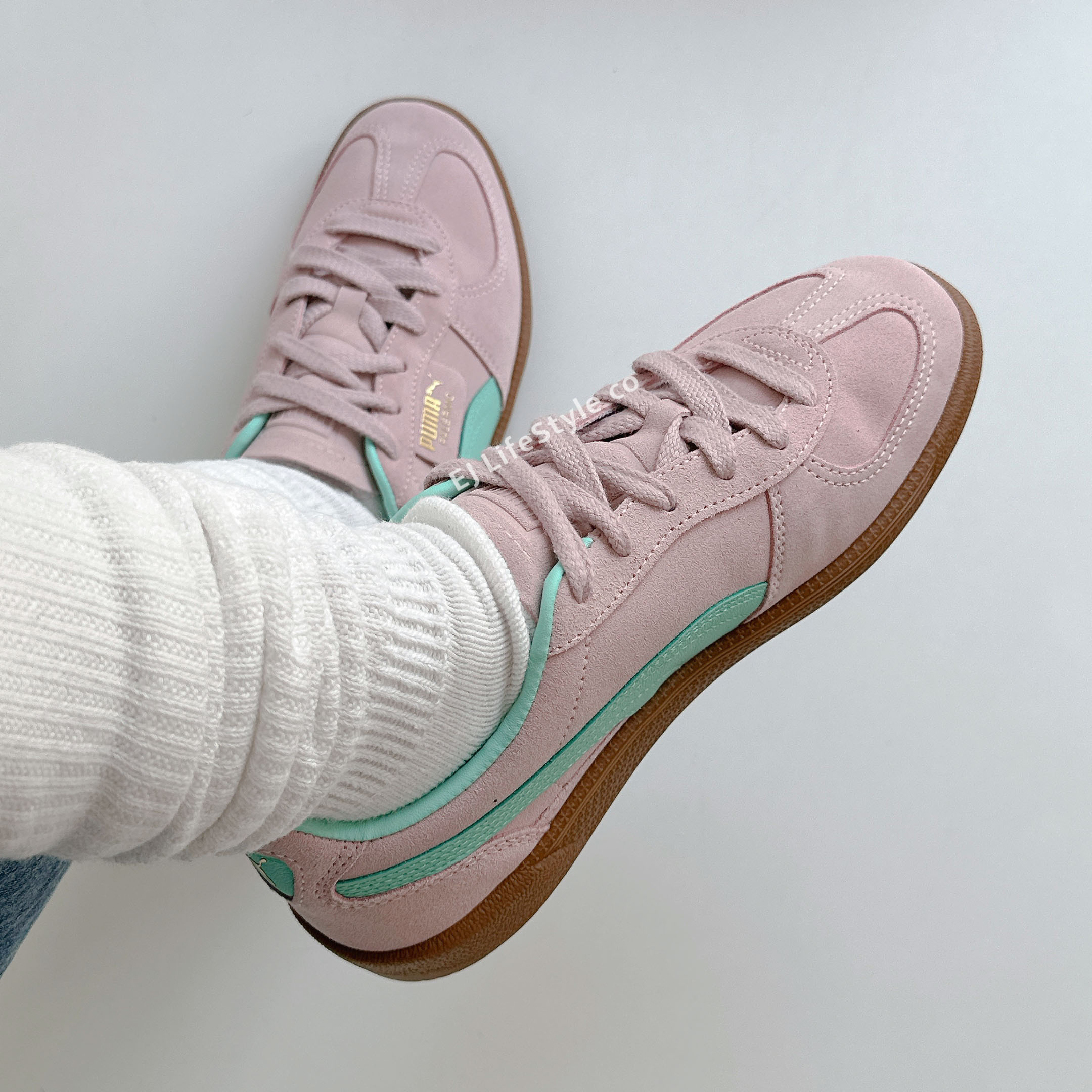 PUMA PALERMO 德訓鞋 復古 粉薄荷 淡粉 灰粉 薄荷綠 麂皮 男女鞋 396463-23 / 調貨