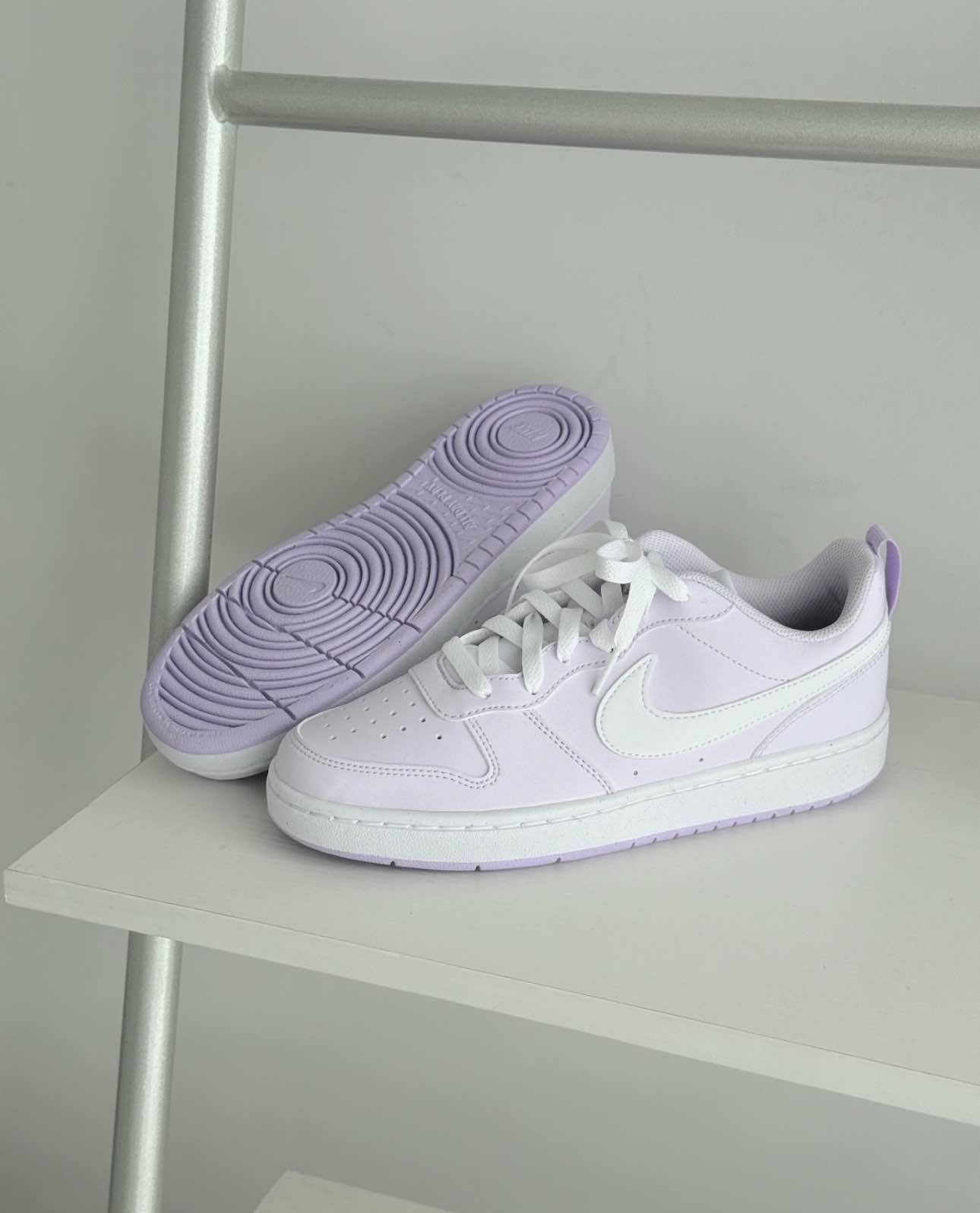 NIKE COURT BOROUGH LOW RECRAFT GS 粉紫