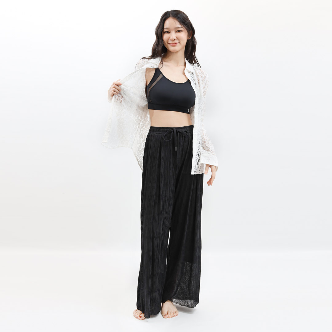 【STAR LACE】矽穀米子蕾絲長袖罩衫
