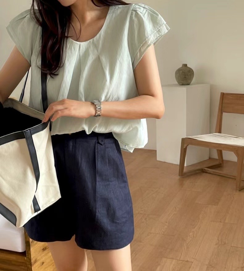 Twill linen shorts(現貨)