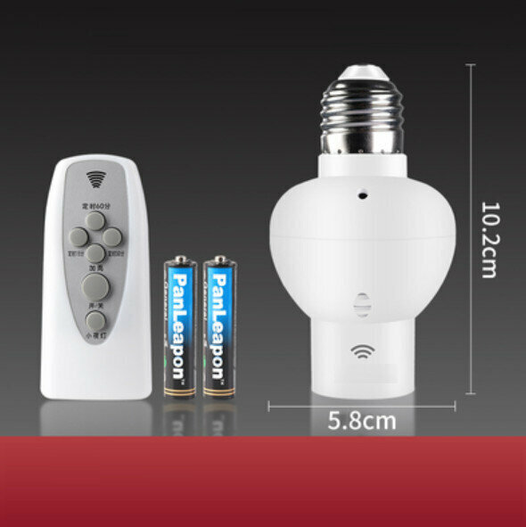 Hot-recommended lamp holder [remote control conversion lamp head + remote control]
