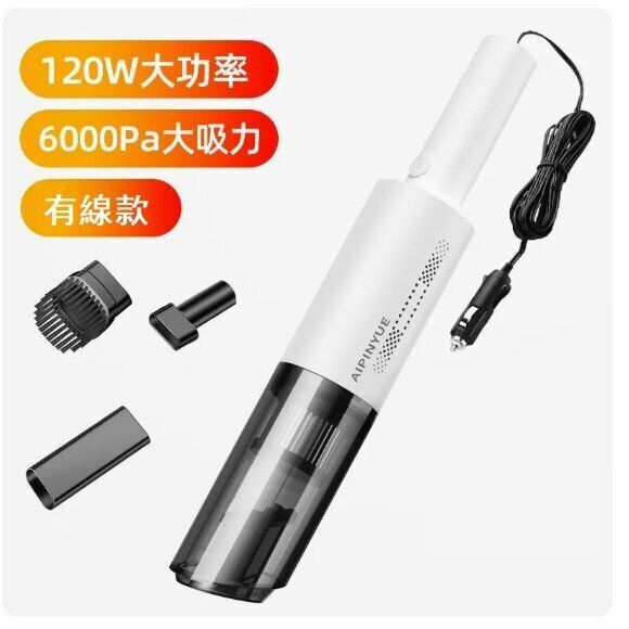 Hottest car vacuum cleaner (A8 wired model (white))