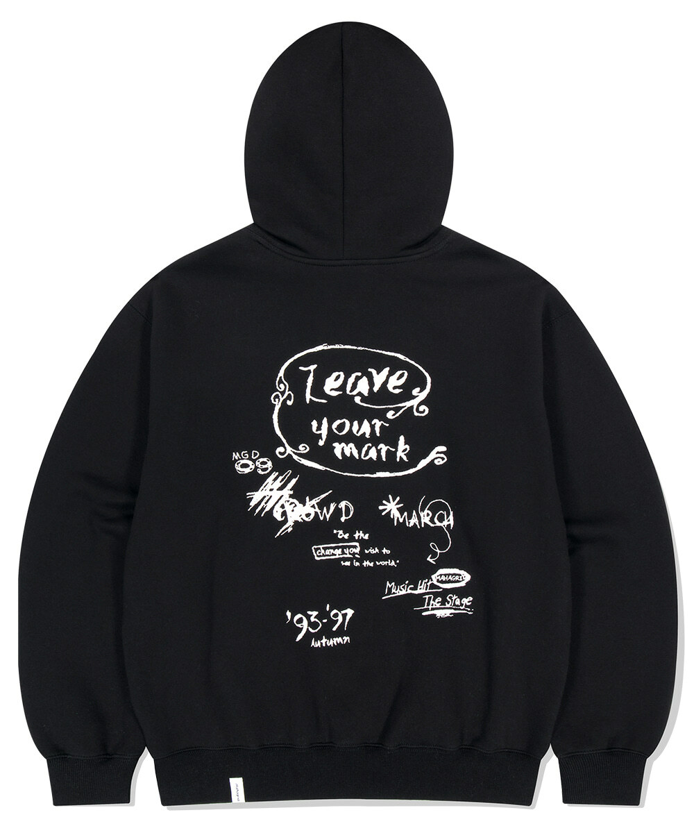 mahagrid - LEAVE YOUR MARK HOODIE (BLACK)