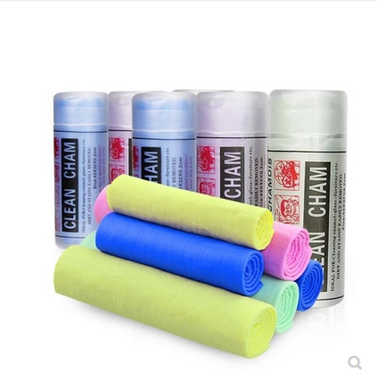 Popular car wash glass rag (large size 65*42cm bucket pink)