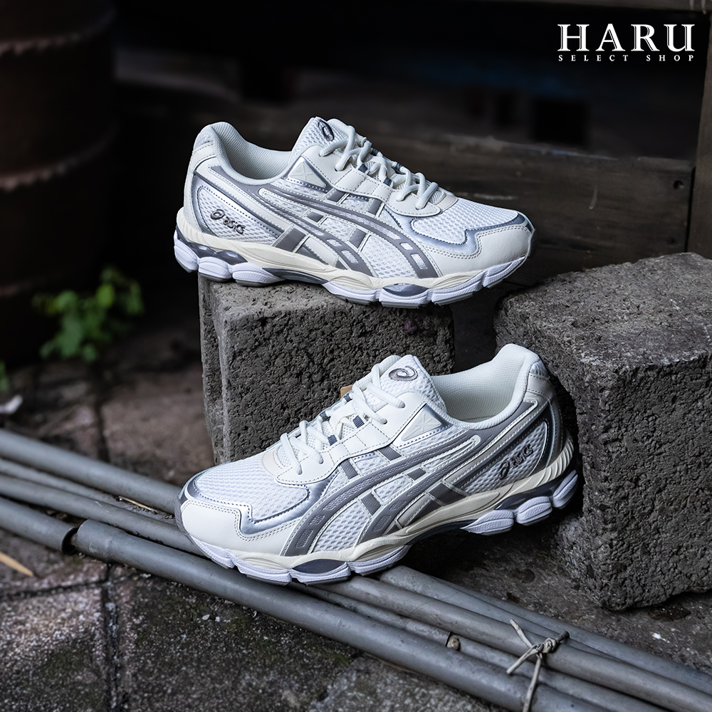 ASICS GEL-NYC 2055 "CREAM" 奶油灰 灰白 網眼 慢跑鞋 復古休閒鞋 1203A542-250