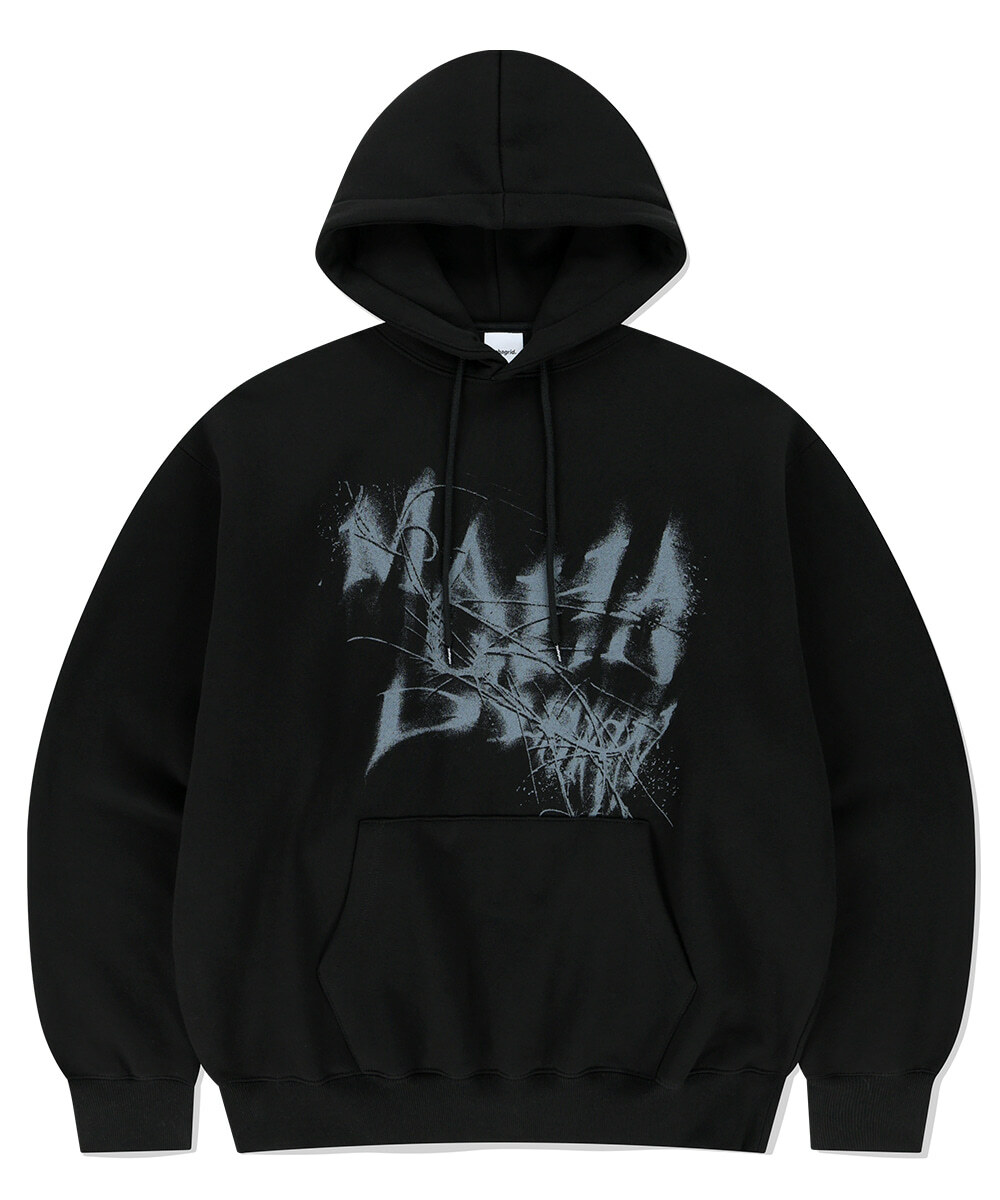 mahagrid - INK DISTORTION HOODIE (BLACK)