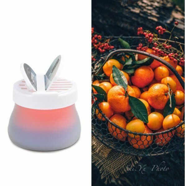 Hot selling car solid aromatherapy (rainbow balm (cologne) in a bottle)