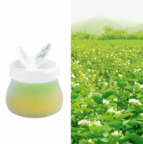Hot selling car solid aromatherapy (rainbow balm (jasmine) in a bottle)