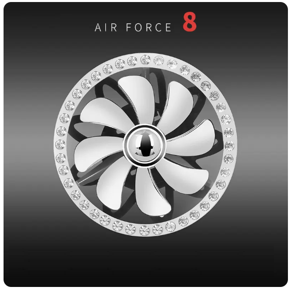 Hot selling car perfume (Hao Bai Silver [Alloy Diamond Model] + 2 fragrance tablets)