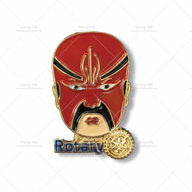 Beijing Opera masks Lapel Pin