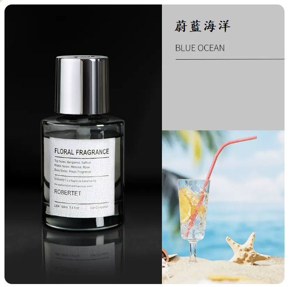 Hot Selling Car Perfume (Alloy Texture [Blue Ocean] 160ML)