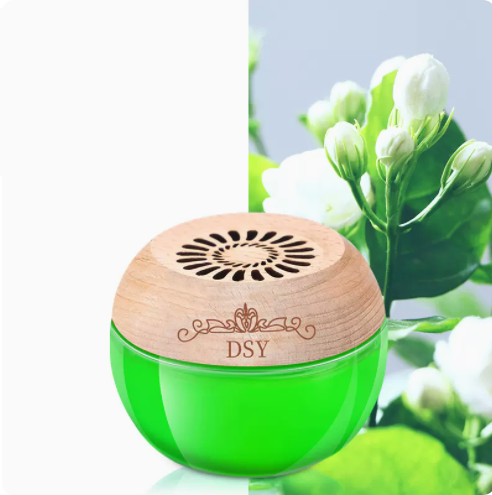 Hot selling aromatherapy solid balm car interior decoration ornaments deodorizing long-lasting light fragrance (jasmine)