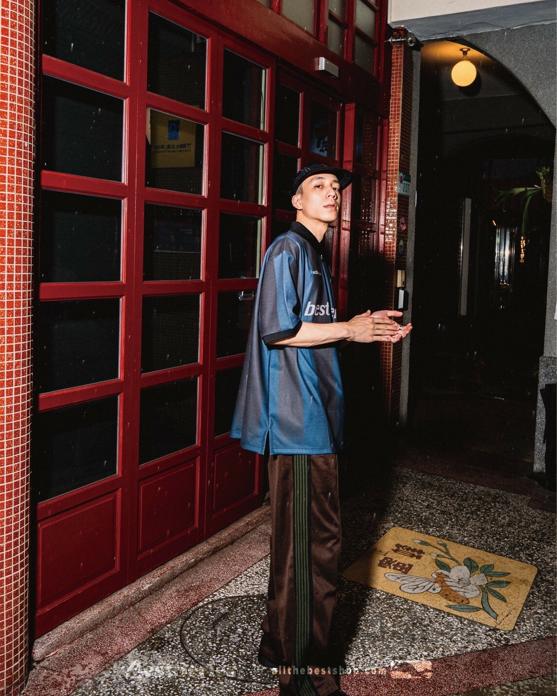 Best Series - Zip Jersey Polo Shirt 深藍