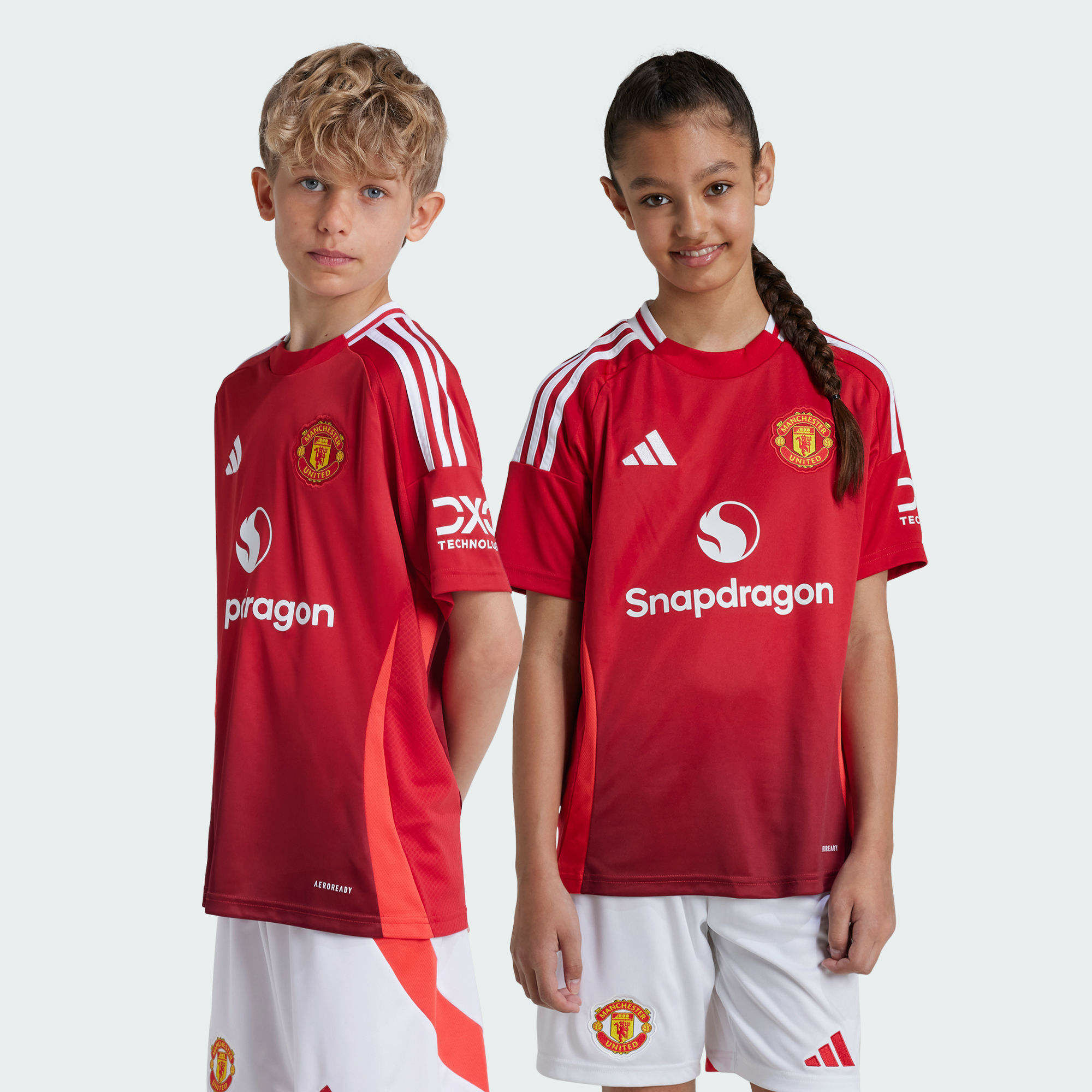 2024 Manchester United Home Shorts Kid Size