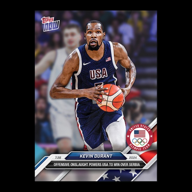 topps now ヴァケム ケビン・デュラント Kevin Durant 20 4