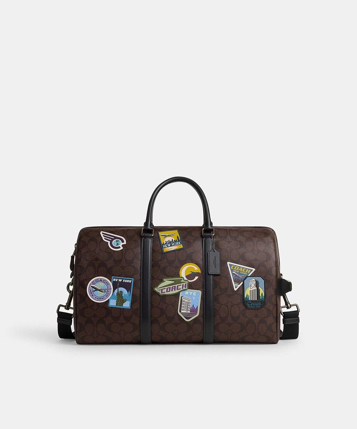 【代購】COACH 刺繡拼花旅行袋