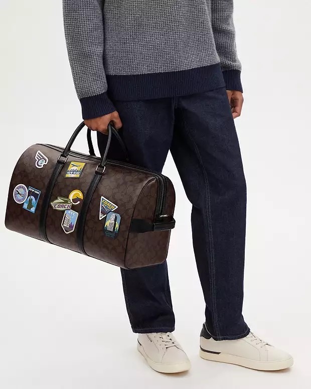 【代購】COACH 刺繡拼花旅行袋