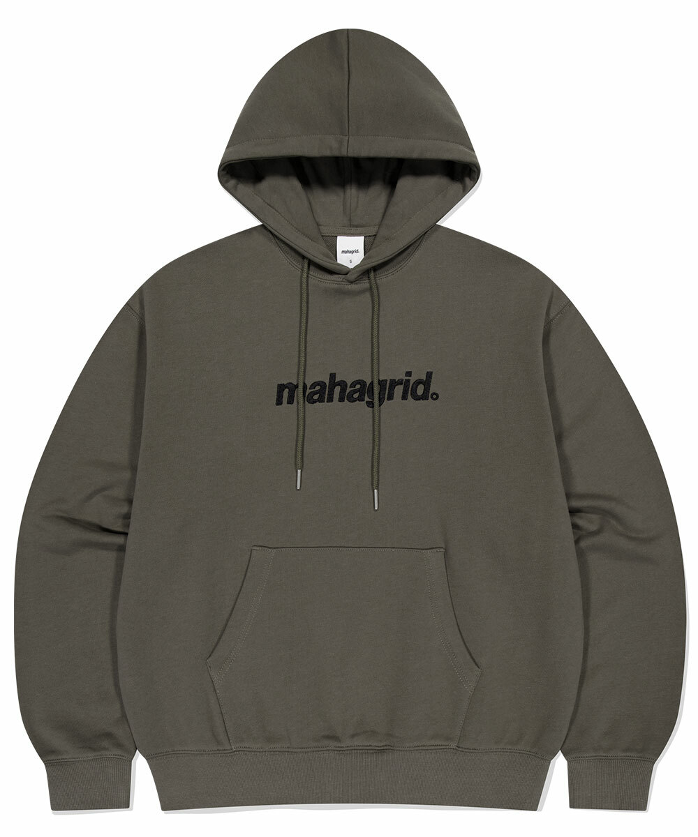 mahagrid - BASIC LOGO HOODIE (BROWN)